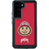 Ohio State University OSUBuckeyes Light Grey Galaxy S24 Waterproof Case